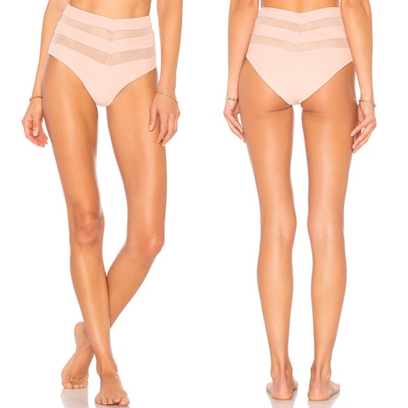 Tularosa Other - NWT Tularosa Cher Mesh High Waisted Bikini Bottoms